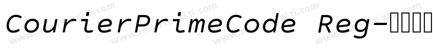 CourierPrimeCode Reg字体转换